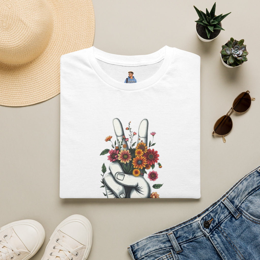 Grow Peace Unisex Softstyle T-Shirt - Boho Inspiration, Perfect for Festivals and Everyday Wear
