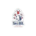 Die-Cut Stickers - Yes I AAM - Americans Against MAGA