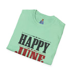 Juneteenth T-Shirt — "Happy Juneteenth" Celebration Tee