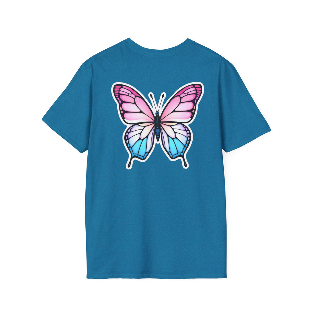 Trans Caterpillar to Butterfly Graphic T-Shirt