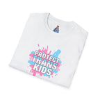 Protect Trans Kids Unisex Softstyle T-Shirt - Supportive LGBTQ+ Apparel