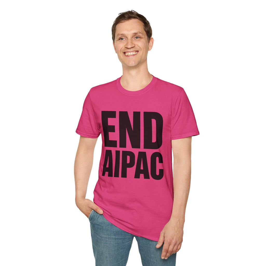 END AIPAC Bold Protest T-Shirt