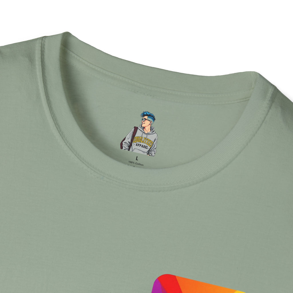 Pride-Theme Unisex Softstyle T-Shirt - "True freedom is Equality for ALL"