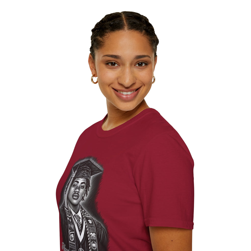 Portrait Front and Back - In Memory of Pierre Damas Bel T-Shirt