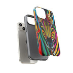 Android OR iPhone Compatible Cases - Rainbow Zebra Design - Unique Tough Cases