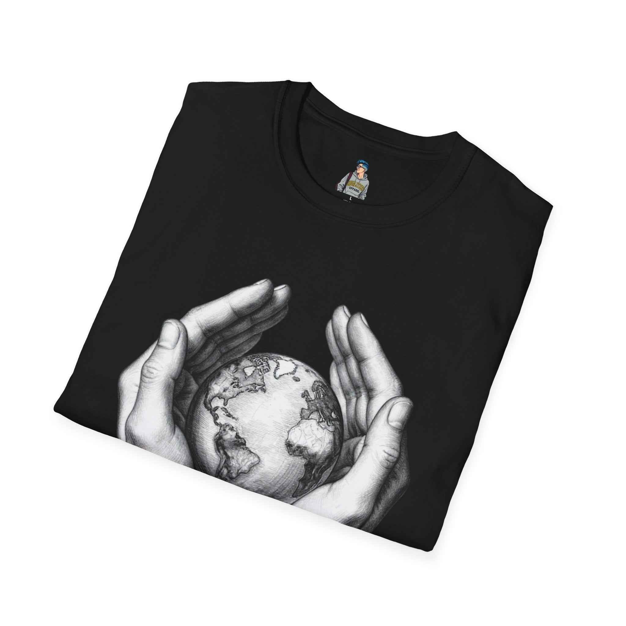 Earth in Your Hands T-Shirt — Protect the Planet Graphic Tee
