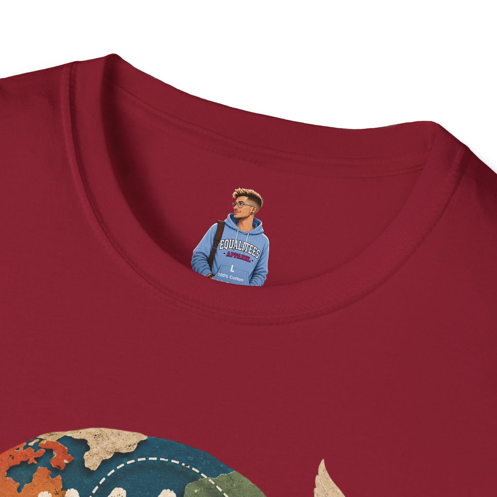 Humanity Has No Borders T-Shirt — Earth & Peace Graphic Tee
