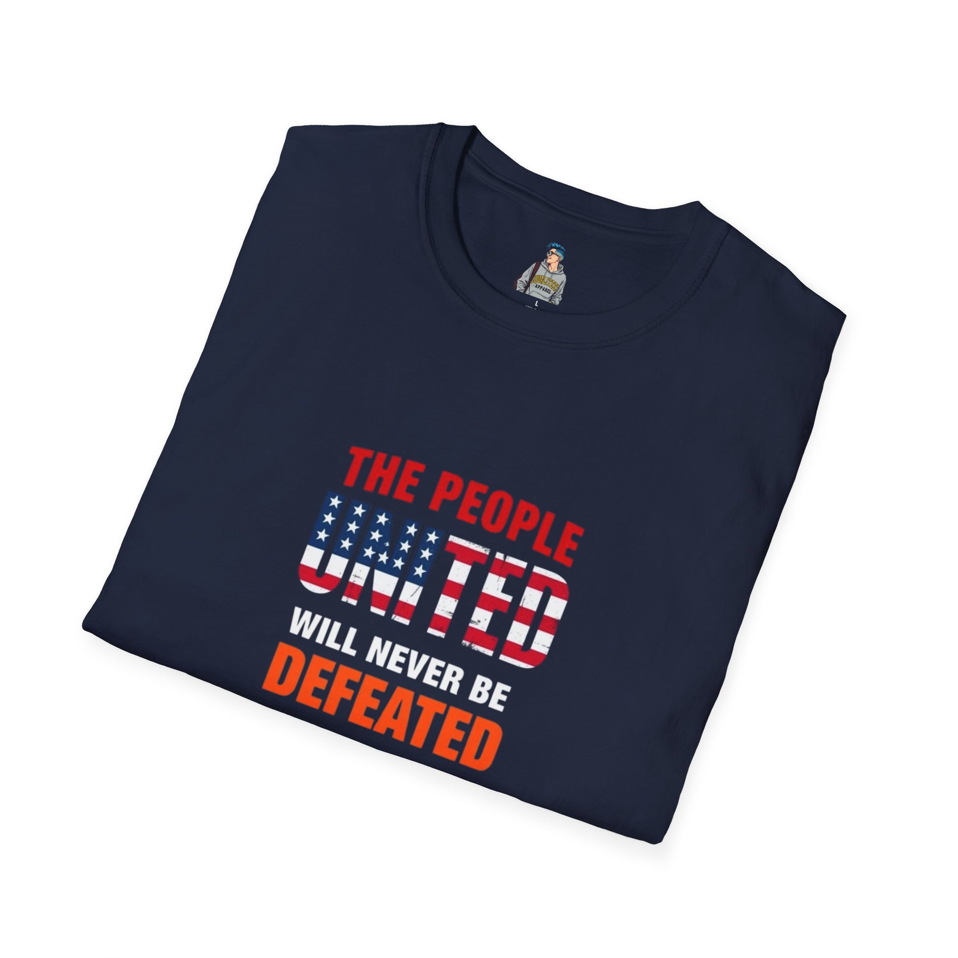 Unisex Softstyle T-Shirt - 'The People United' & 'MAGA Values Are NOT American Values' Graphic Tee
