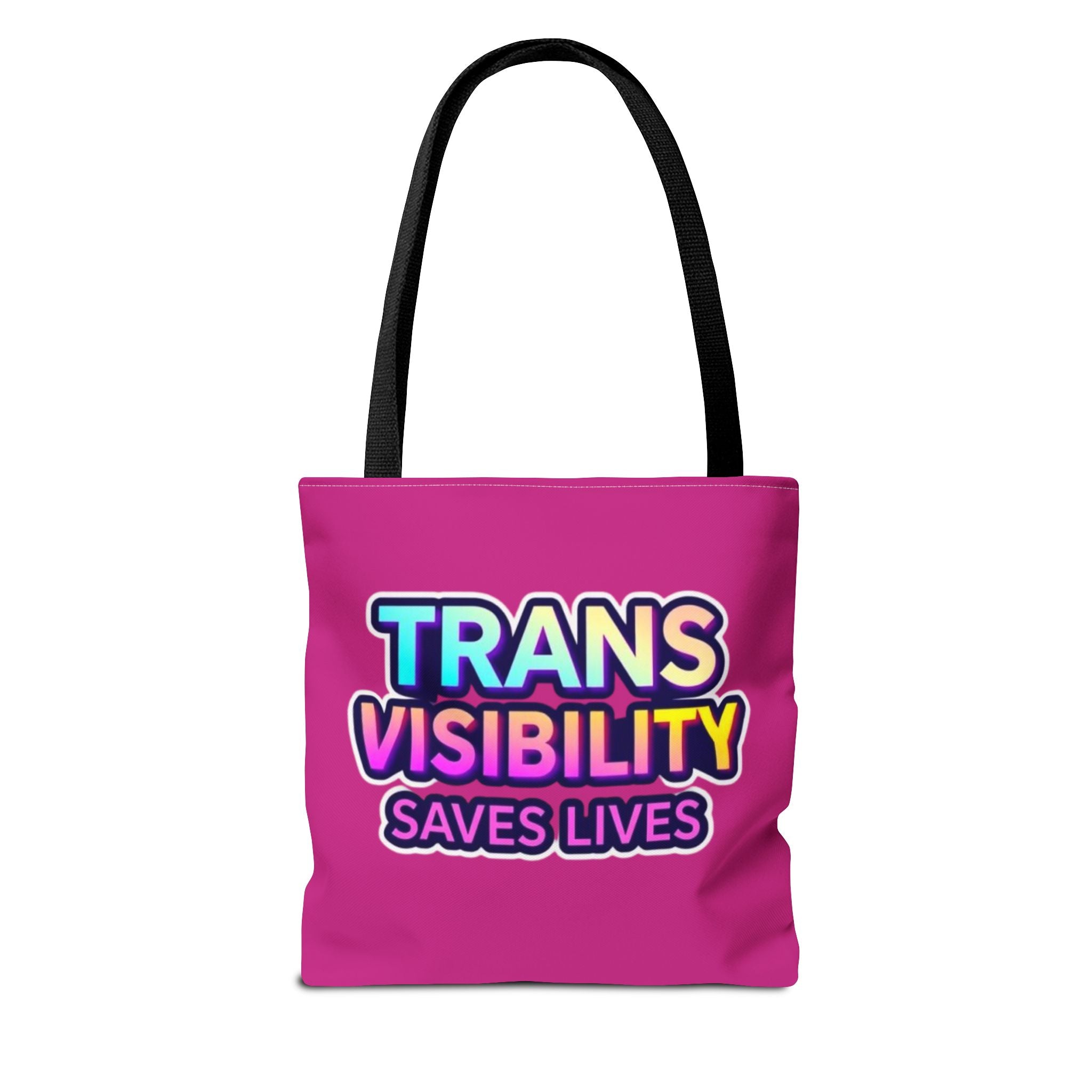 Trans Visibility Saves Lives Tote Bag