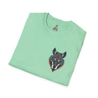 Mystical Wolf Design Unisex Softstyle T-shirt