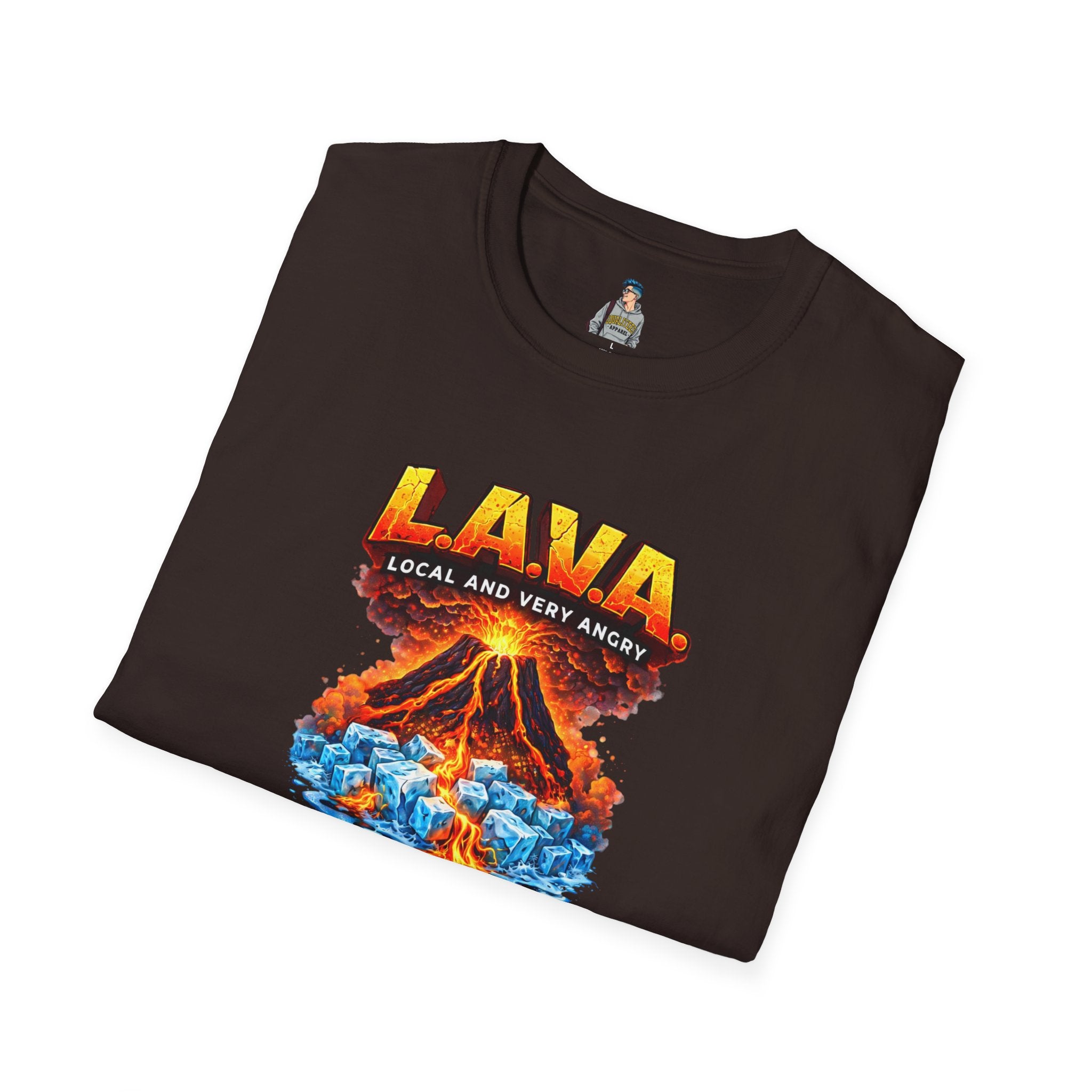 LAVA (Local and Very Angry)  Adult Fit Graphic Tee