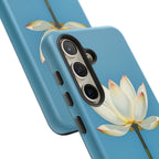 Open White Peace Lily Design Tough Case For Android & iPhone