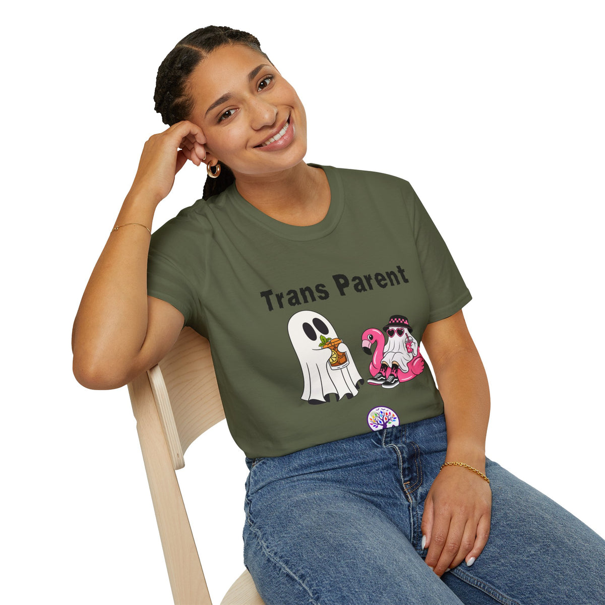 Trans Parent 4 Halloween Pride Tree Las Vegas T-Shirt