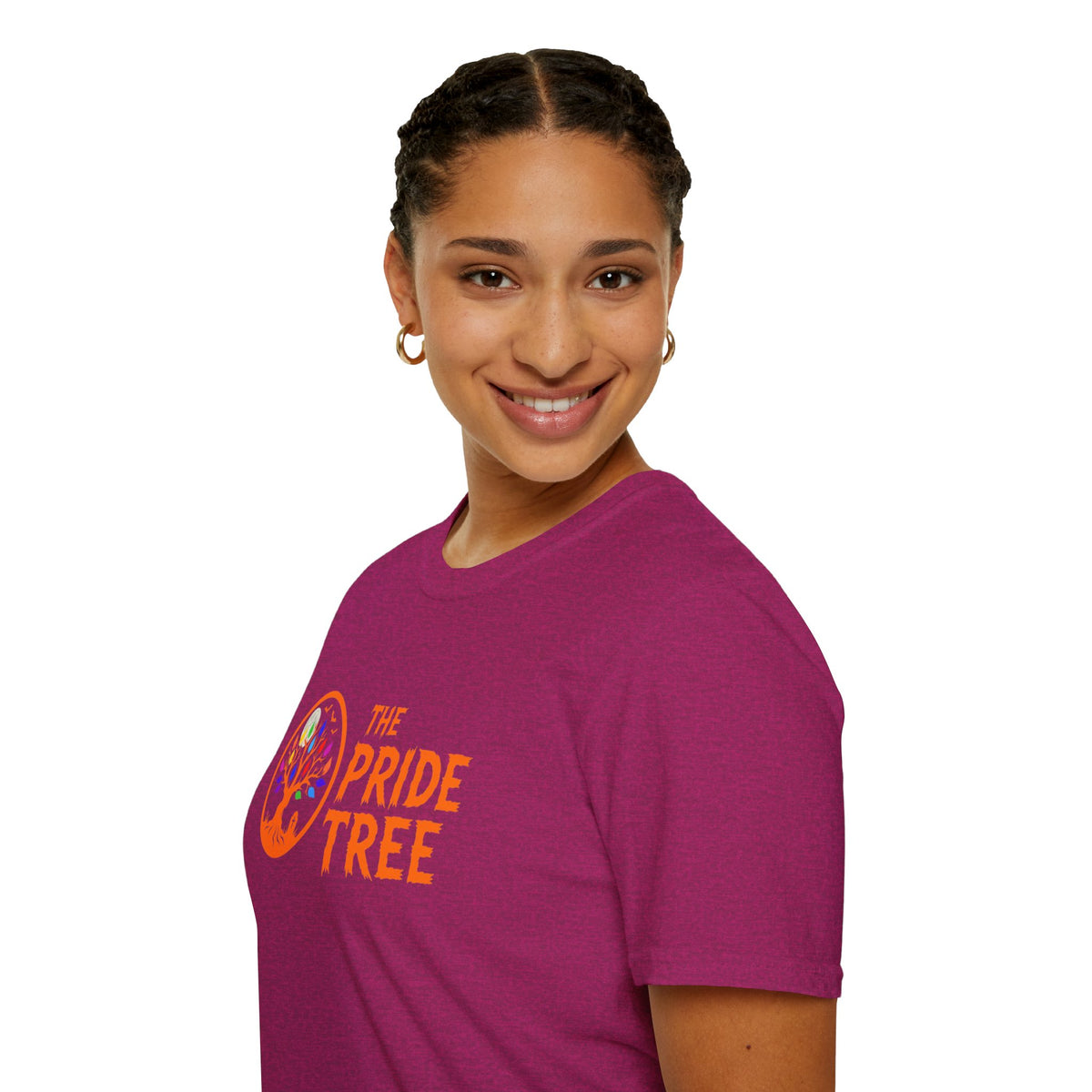 Orange Halloween Logo Pride Tree T-Shirt