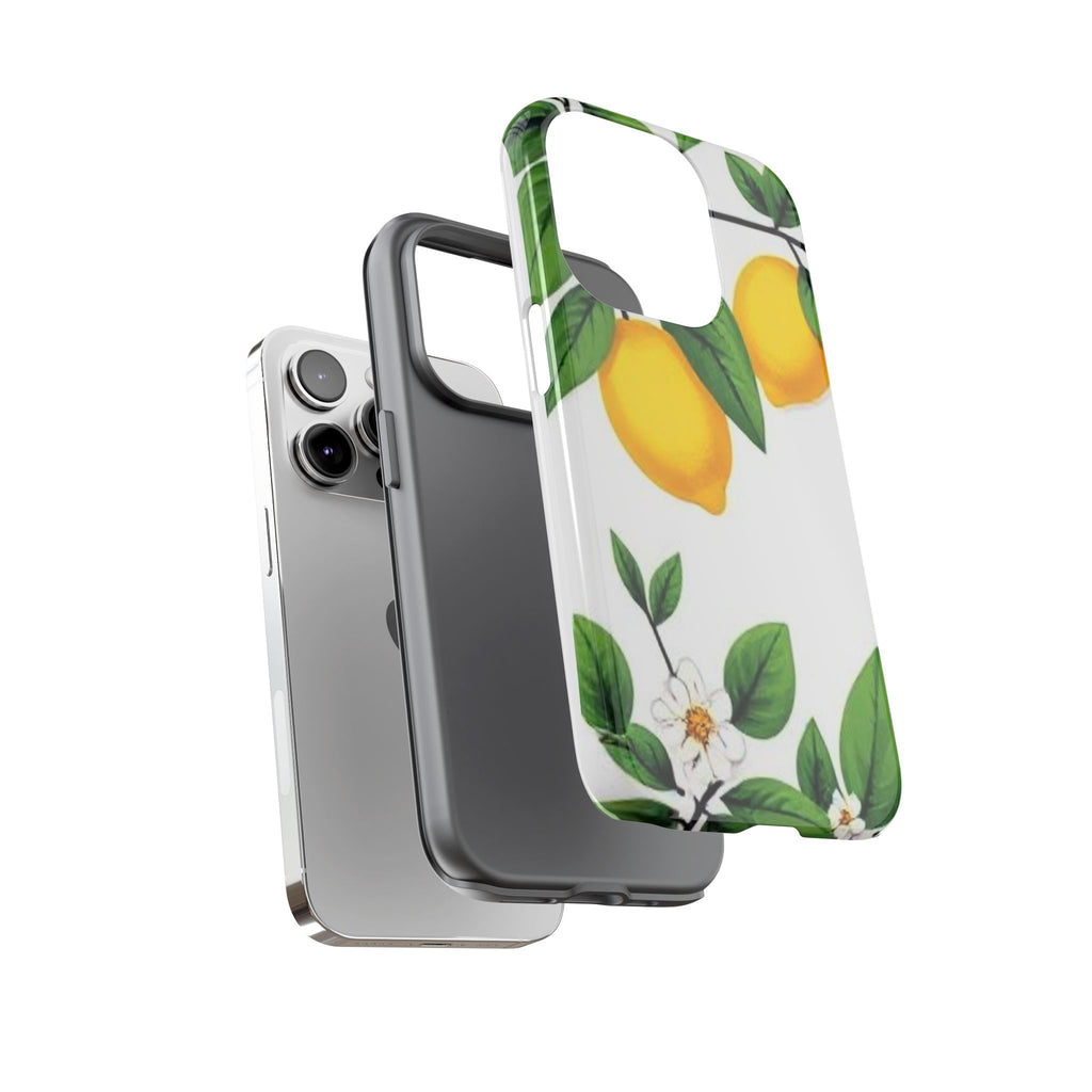 Lemon Blossom Tough Phone Case for iPhone