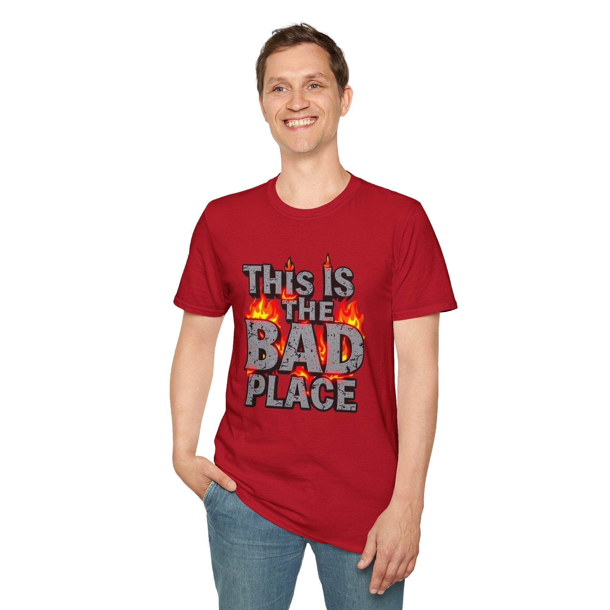 Funny Graphic T-Shirt: 'This is the Bad Place