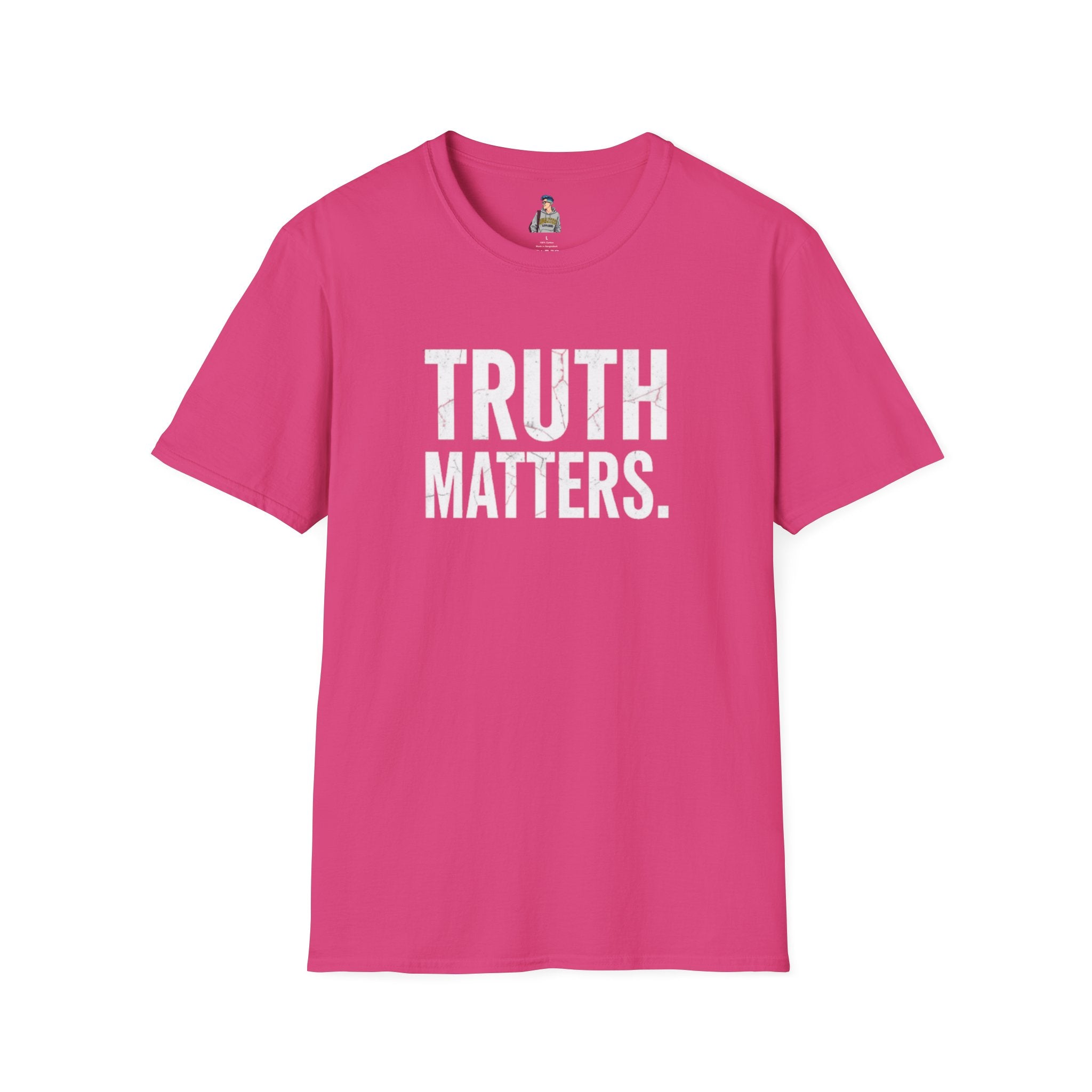 Unisex Softstyle T-Shirt – "Truth Matters" Statement Tee for Activists & Everyday Wear