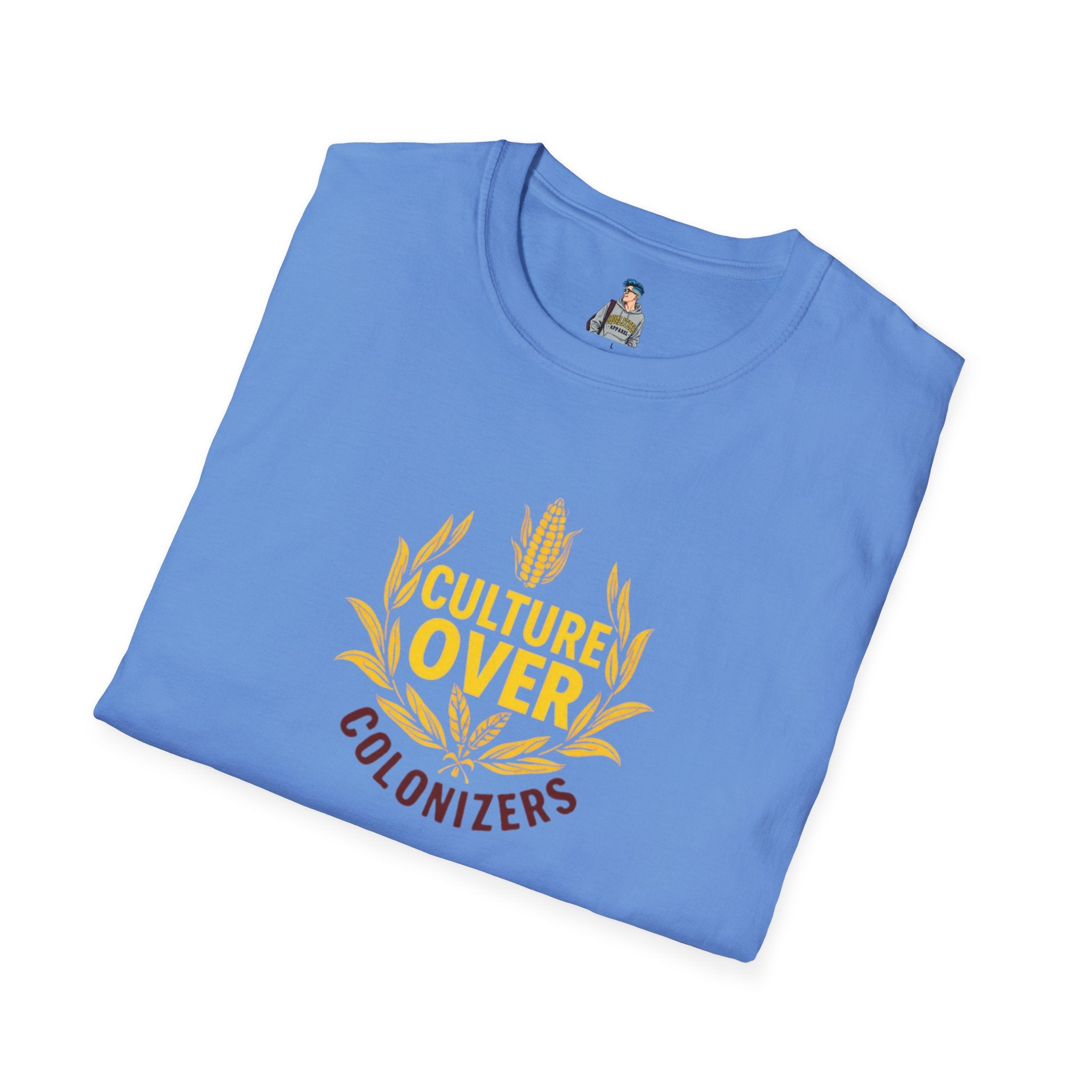 'Culture Over Colonizers' Unisex Softstyle T-shirt