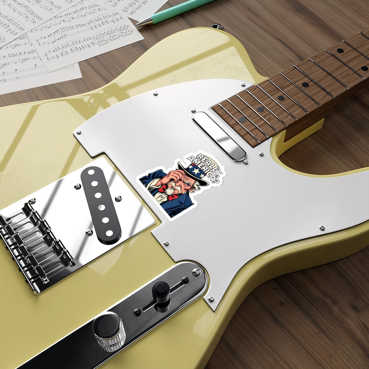Die-Cut Stickers - Embarrassed Uncle Sam