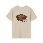 Buffalo Spiral Design Unisex Softstyle T-shirt