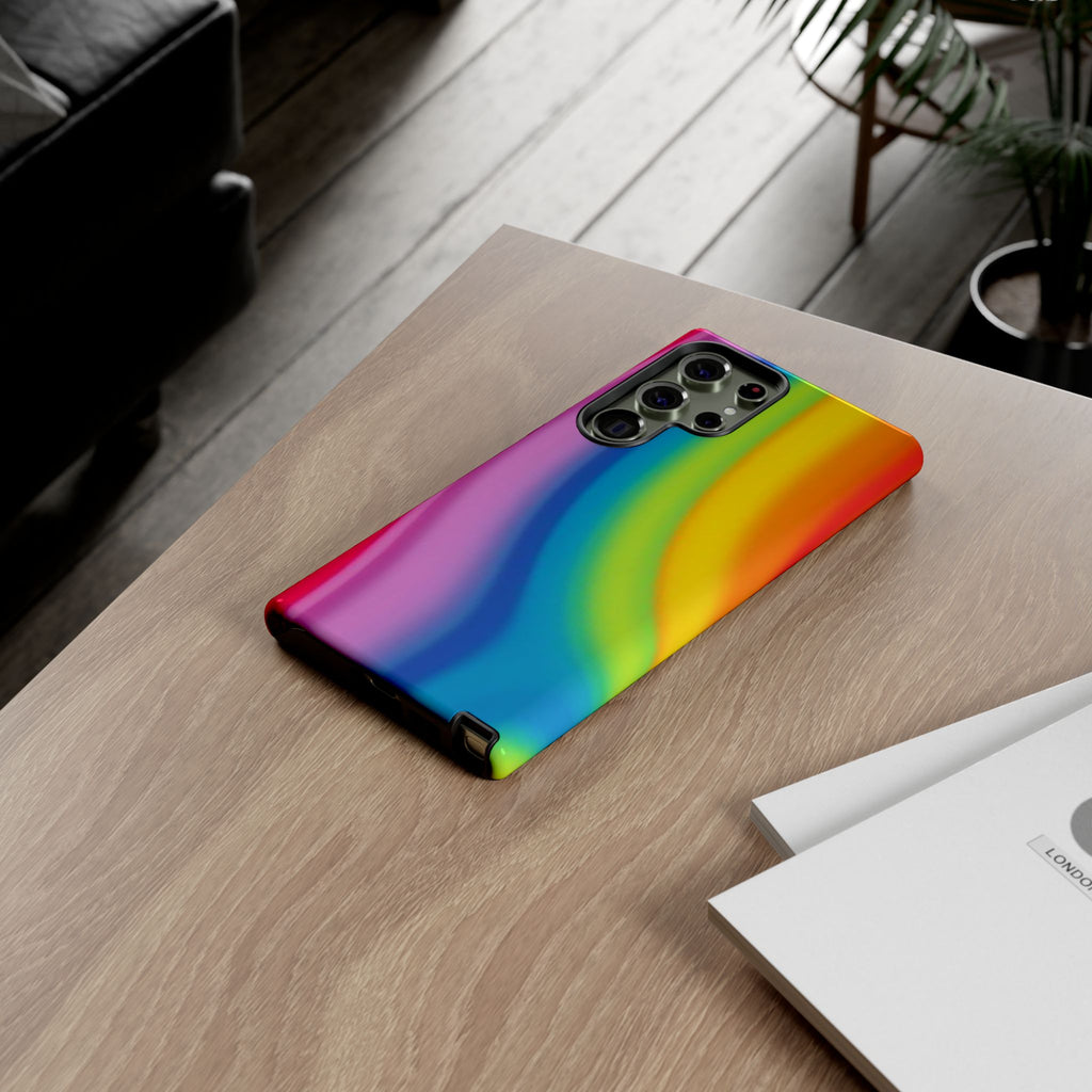 Rainbow Swirl Tough Case for Android