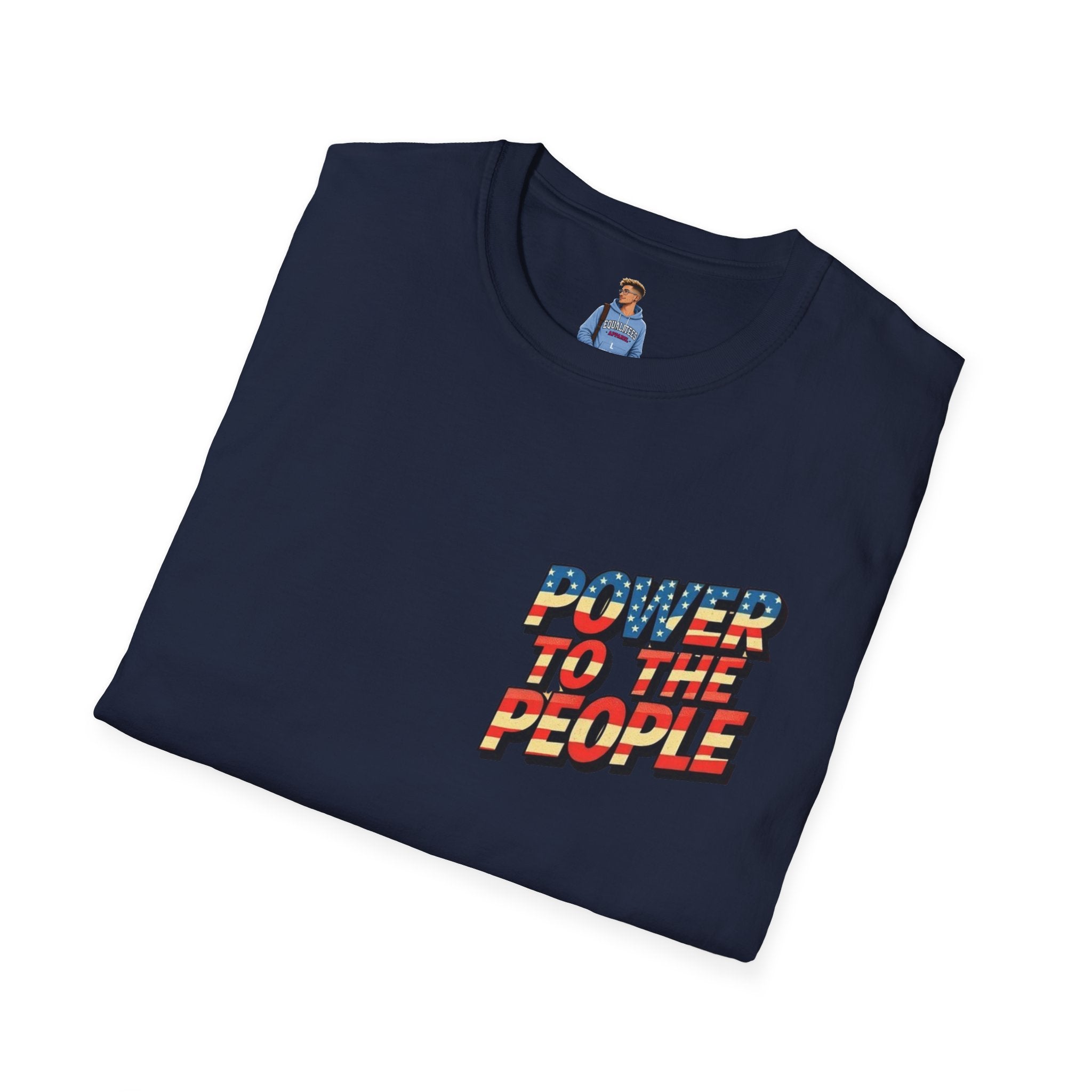 Power to the People Unisex Softstyle T-Shirt Classic Protest Tee