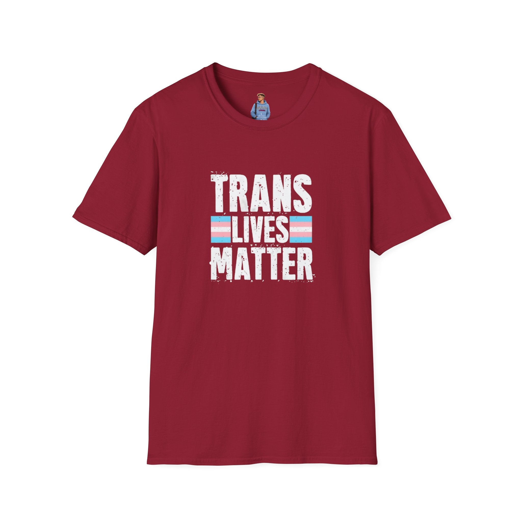 Trans Lives Matter Unisex Softstyle T-Shirt - Support LGBTQ+ Rights