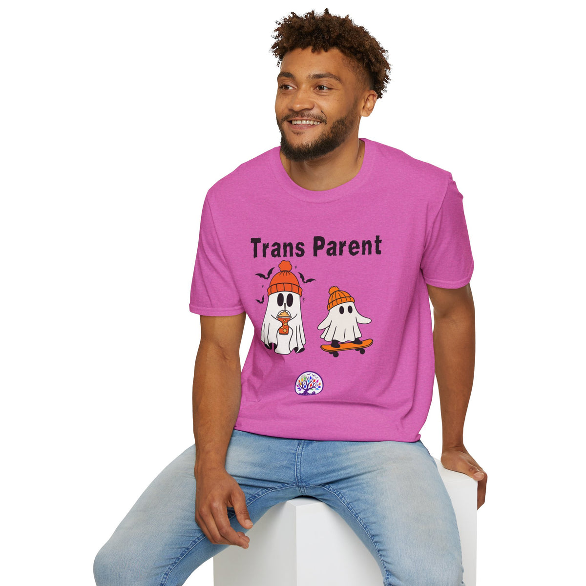 Trans Parent 7 Halloween Pride Tree Las Vegas T-Shirt