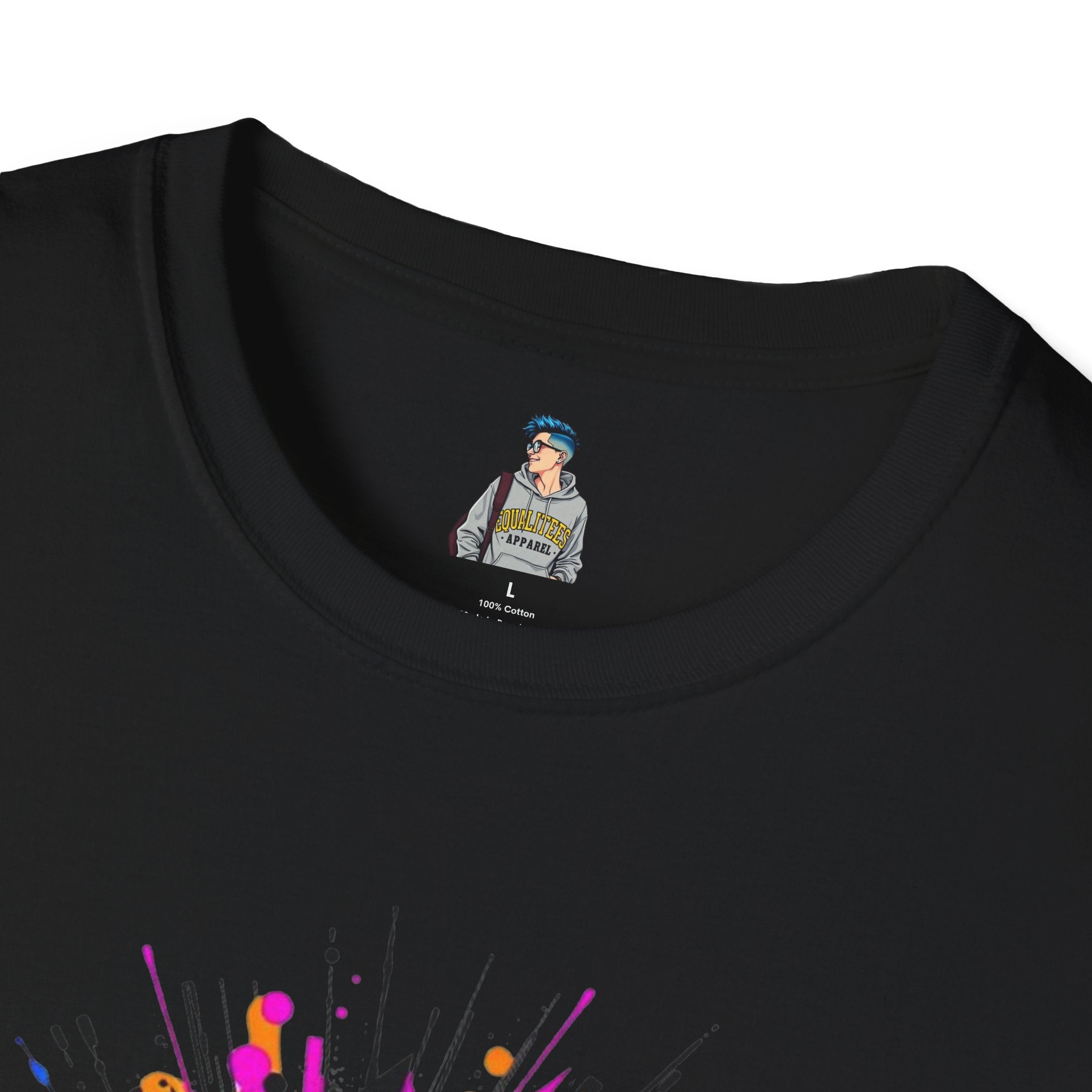 Unisex Softstyle T-Shirt - Black Excellence Graphic Tee