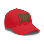 Stylish Dad Hat with FDT Leather Patch - Casual Sun Protection for Dads