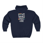 Love Who You Are Zip-Up Hoodie - Cozy Outdoor Style