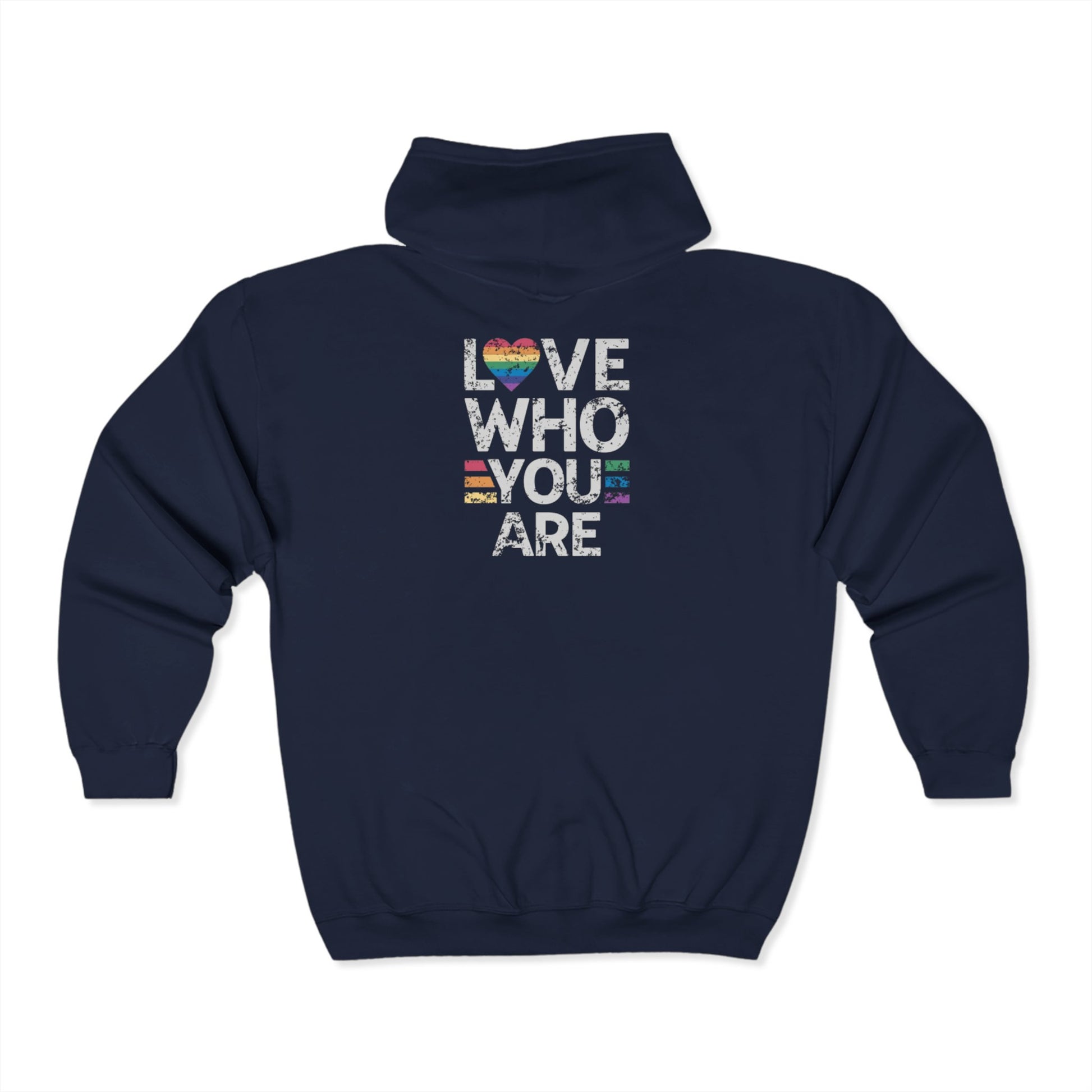 Love Who You Are Zip-Up Hoodie - Cozy Outdoor Style