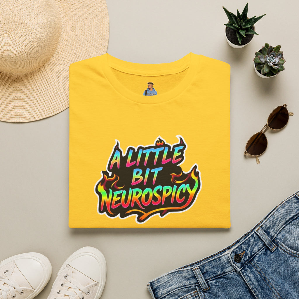 A Little Bit Neurospicy Unisex Softstyle T-Shirt - Fun & Quirky Graphic Tee for Neurodivergent Awareness