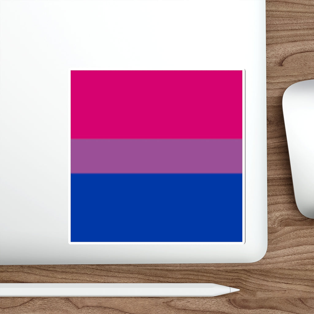 Die-Cut Stickers - Bisexual Pride Flag