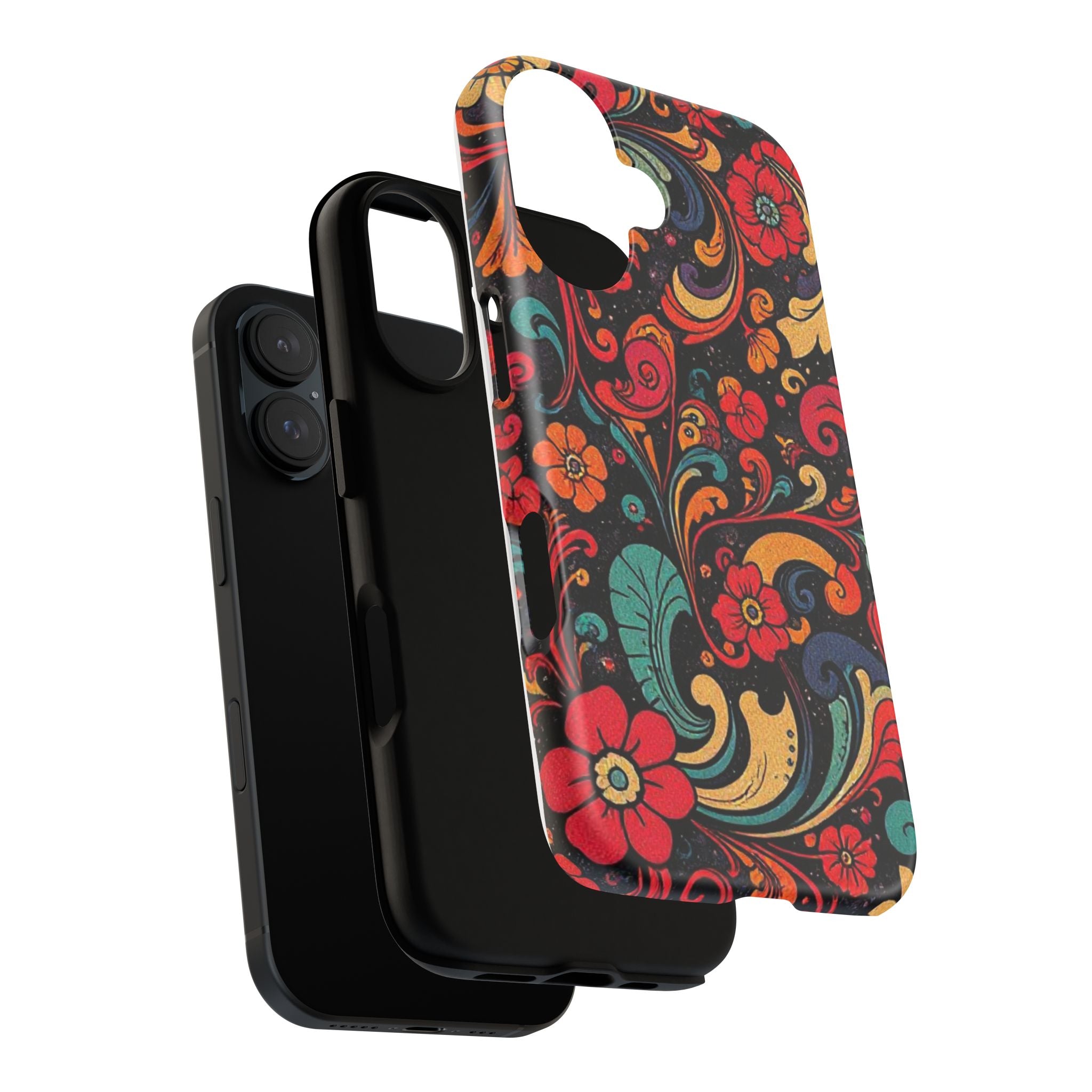 Floral Paisley Tough Case for iPhone — Vibrant Protective Phone Cover