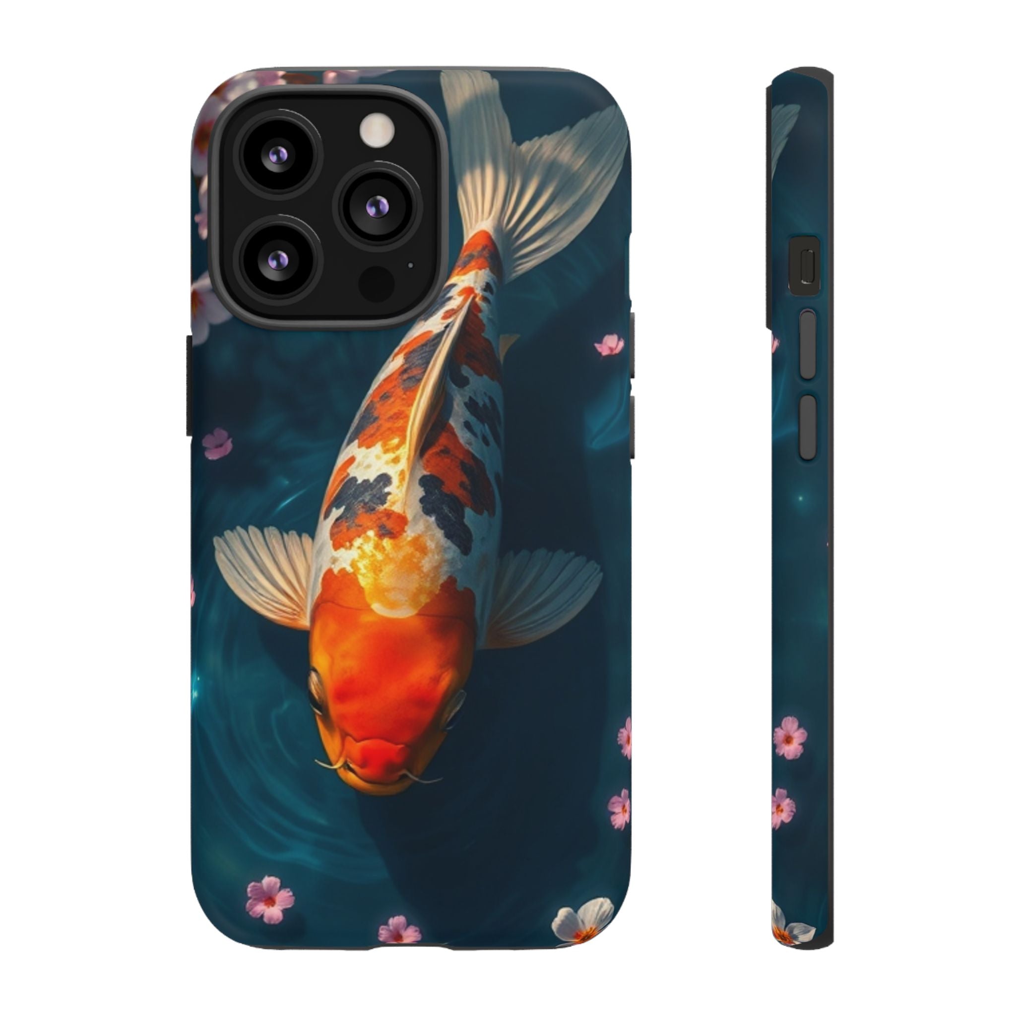 Peaceful Koi Cherry Blossom Tough Cases For Android & iPhone