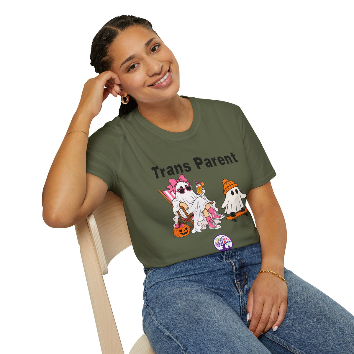 Trans Parent 3 Halloween Pride Tree Las Vegas T-Shirt