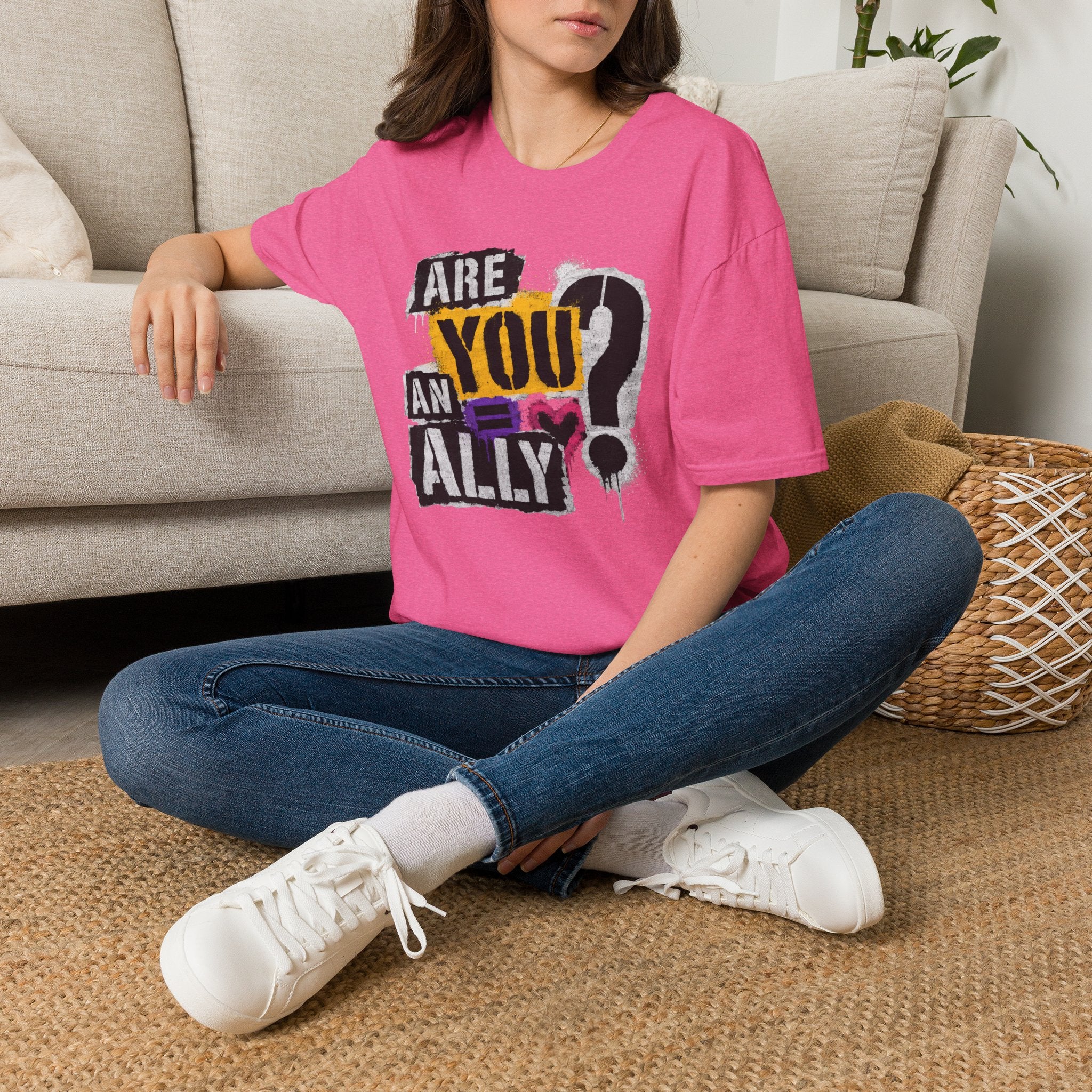 Are You An Ally? Graphic T‑Shirt — Pride & Allyship Tee