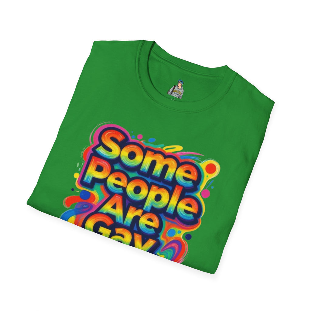 Some People Are Gay Get Over It T-Shirt — Rainbow Pride Statement Tee