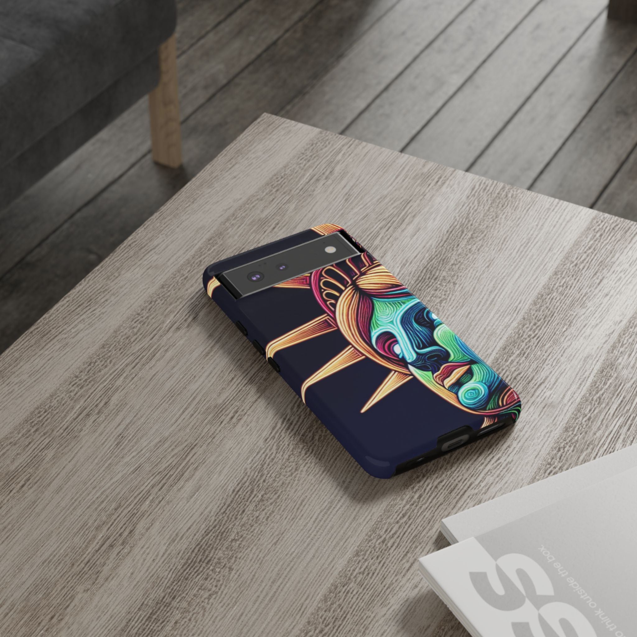 Statue of Liberty Neon Glowing Art Tough Case for Android & iPhone