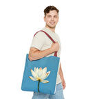 White Lily on Canvas Design - Tote Bag