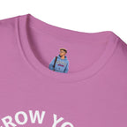 Grow Your Own Way Trans Pride Unisex T-Shirt - Floral Design for Garden Lovers