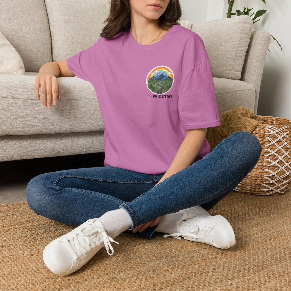 Pride Tree Las Vegas Mountain Graphic T-Shirt