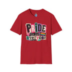 Pride Is for Everyone T-Shirt — Colorful LGBTQ+ Ally Tee