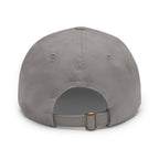 Stylish Dad Hat with FDT Leather Patch - Casual Sun Protection for Dads