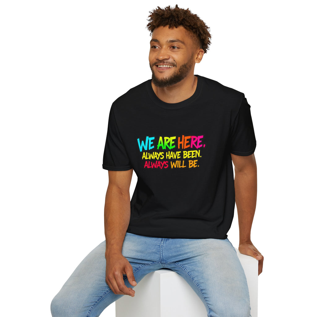 We are WHO We Are Just Leave Us tf Alone Pride Tee