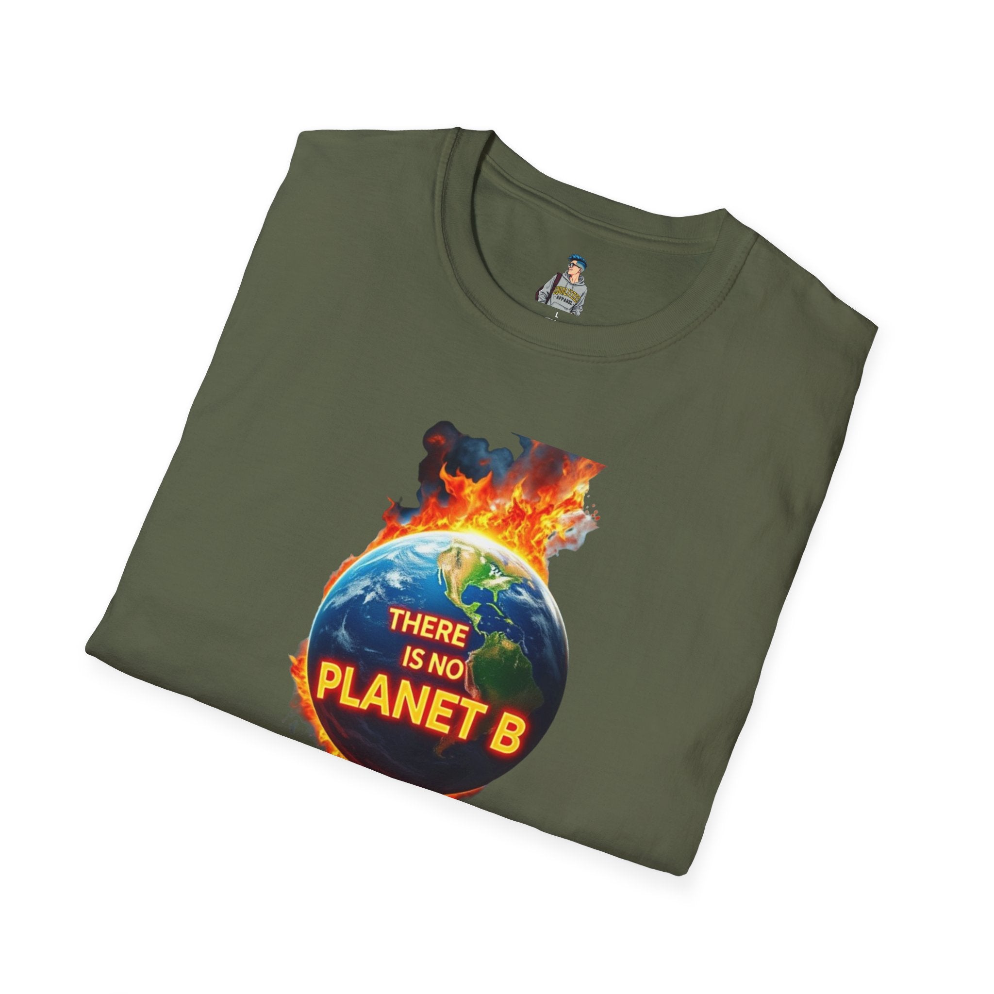 Unisex Softstyle T-Shirt - There is No Planet B Eco-Friendly Tee