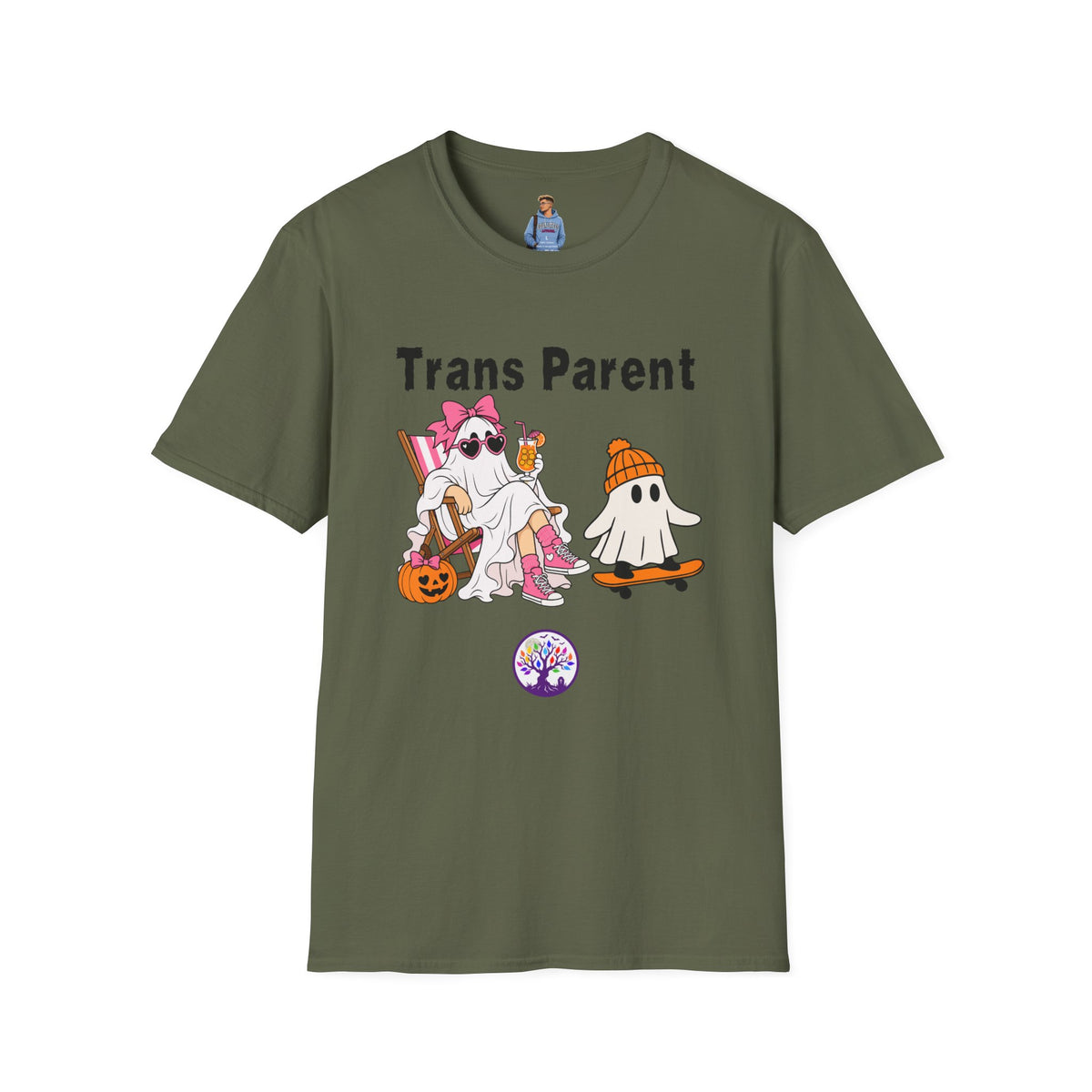 Trans Parent 3 Halloween Pride Tree Las Vegas T-Shirt