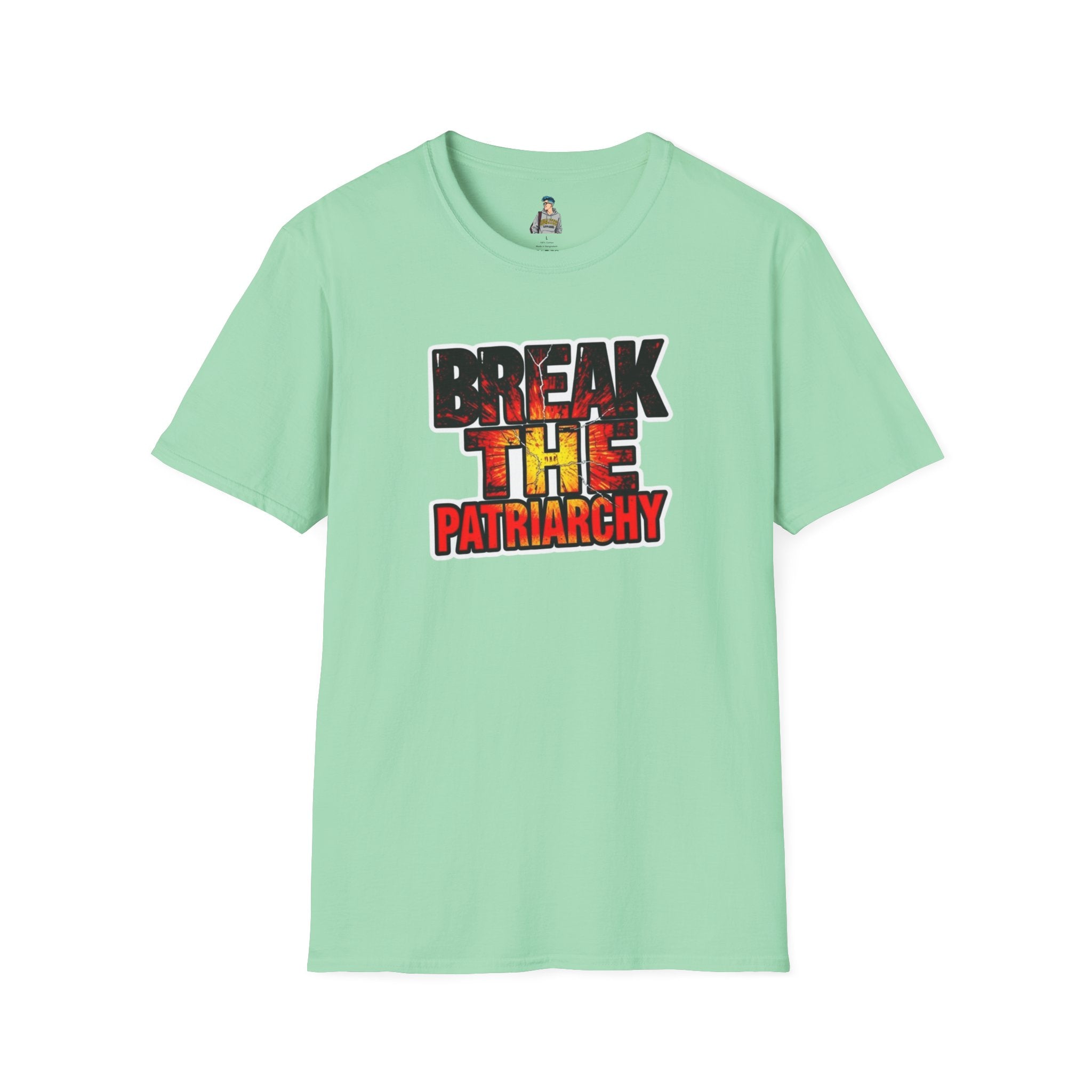 Break the Patriarchy Unisex Softstyle T-Shirt - Empowerment Wear for Social Change