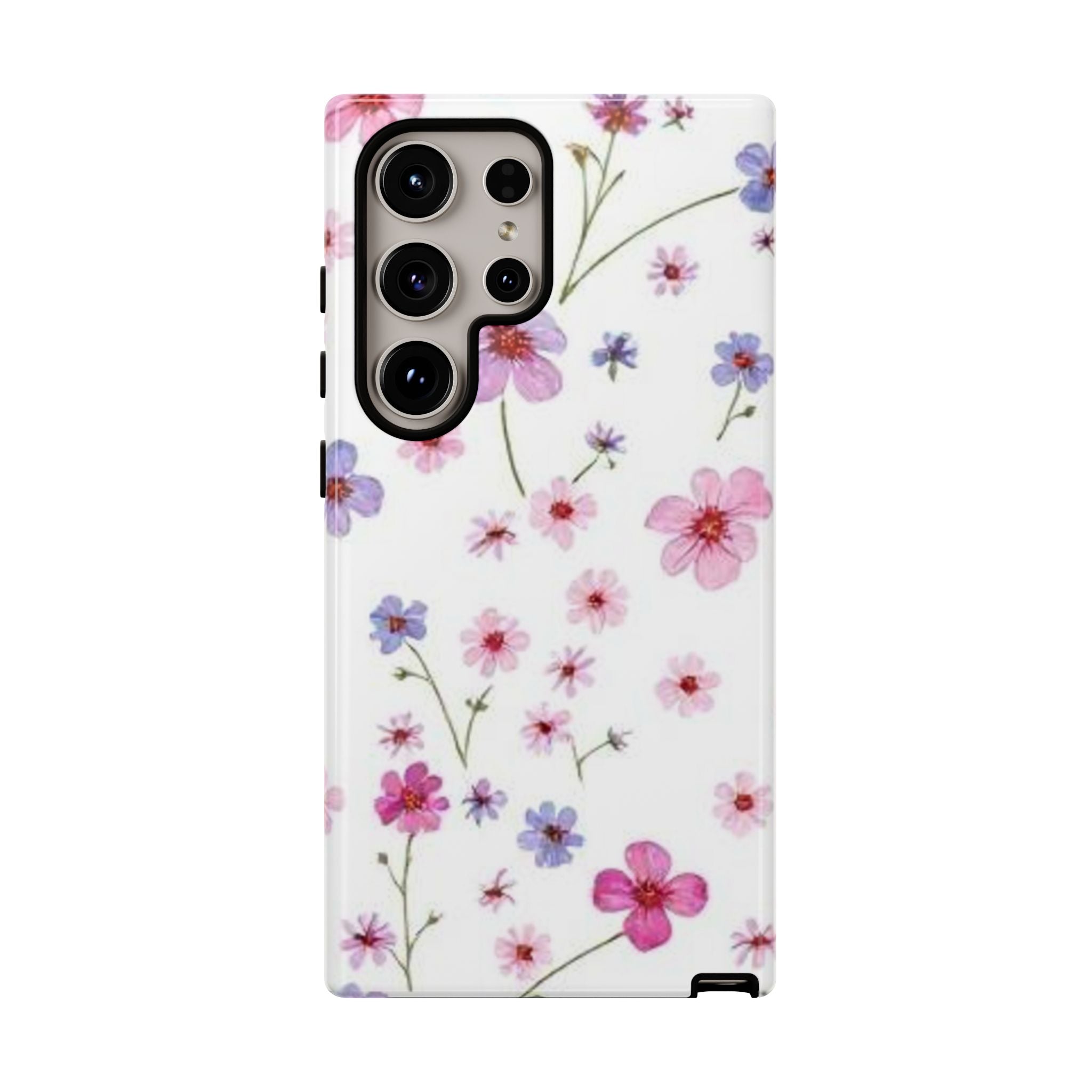 Pink Wildflower Tough Case for Android